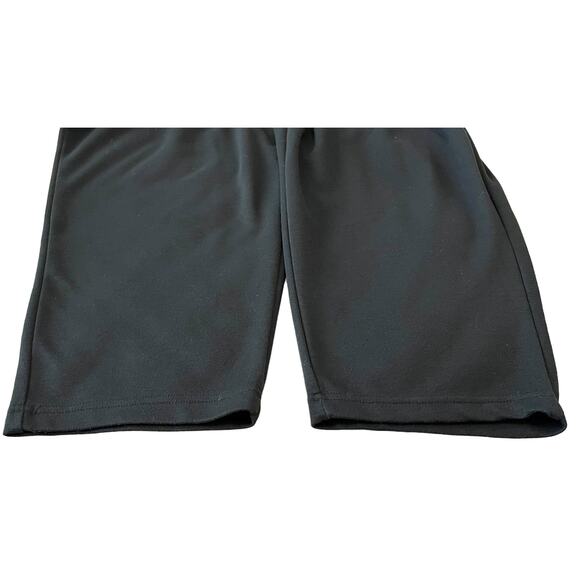 WOMAN WITHIN HIGH-RISE STRAIGHT LEG PULL-ON PANTS, WOMENS-26W PETITE-SOLID BLACK - Picture 7 of 11